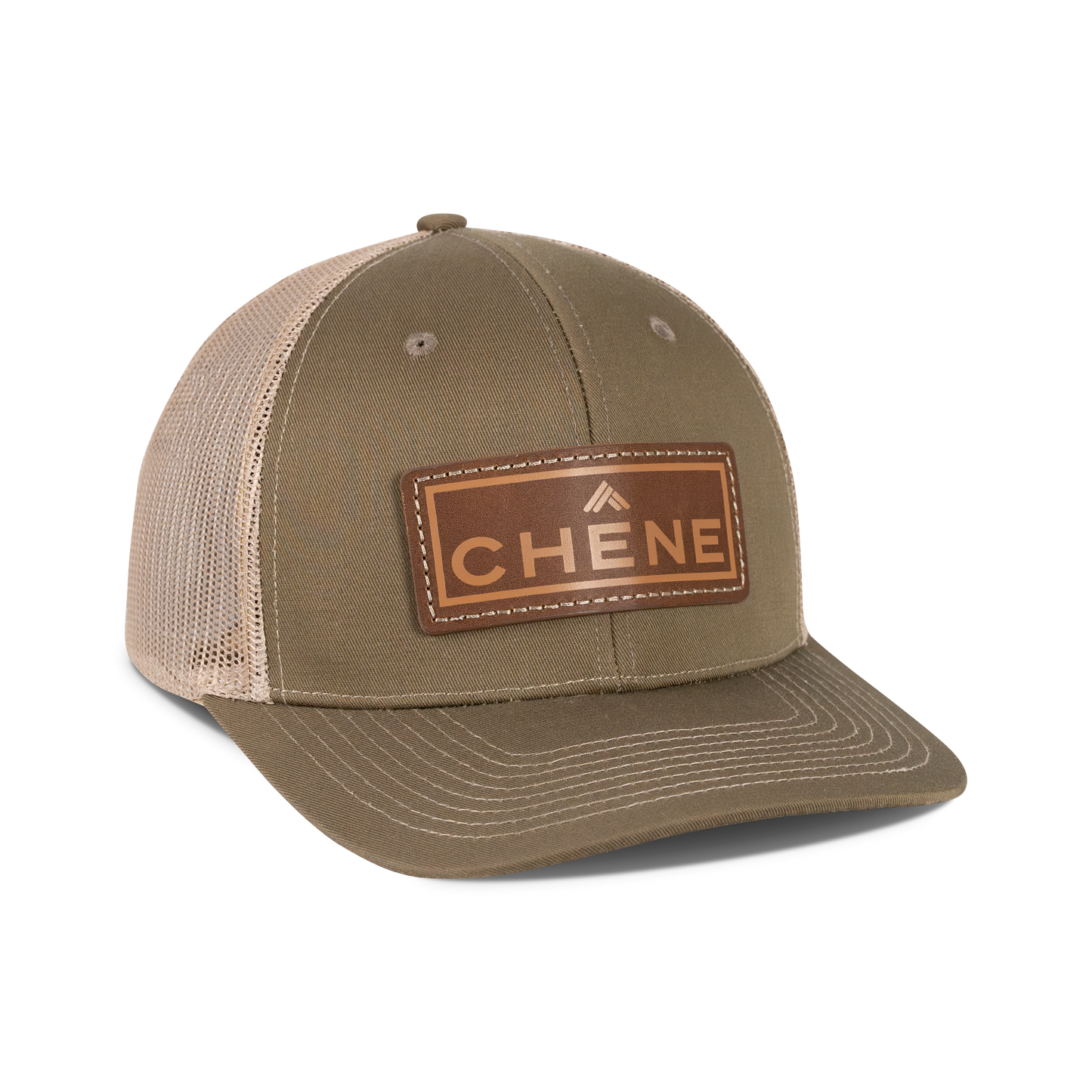 6-Panel Leather Patch Cap
