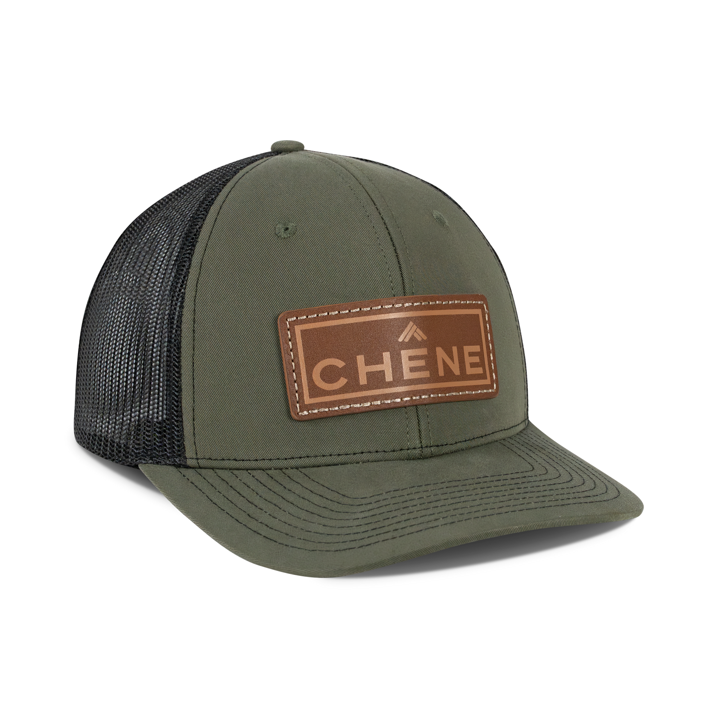 6-Panel Leather Patch Cap