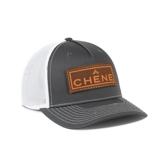 5-Panel Leather Patch Cap