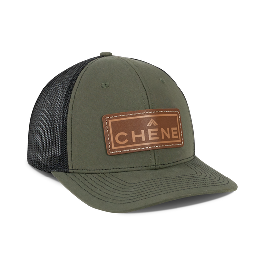 6-Panel Leather Patch Cap