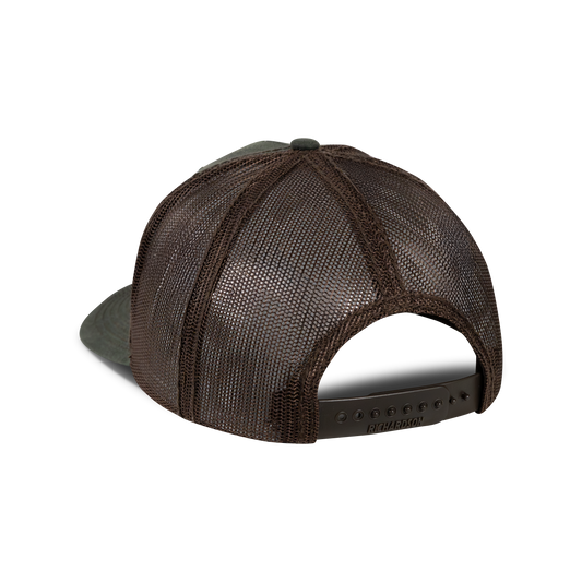 5-Panel Waxed Cotton Mesh Back Cap