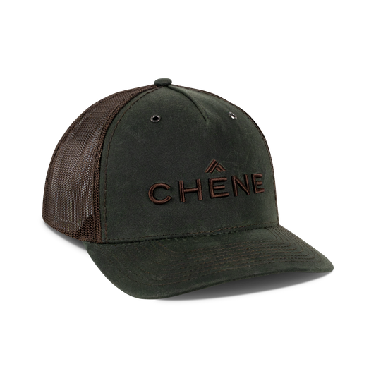 5-Panel Waxed Cotton Mesh Back Cap